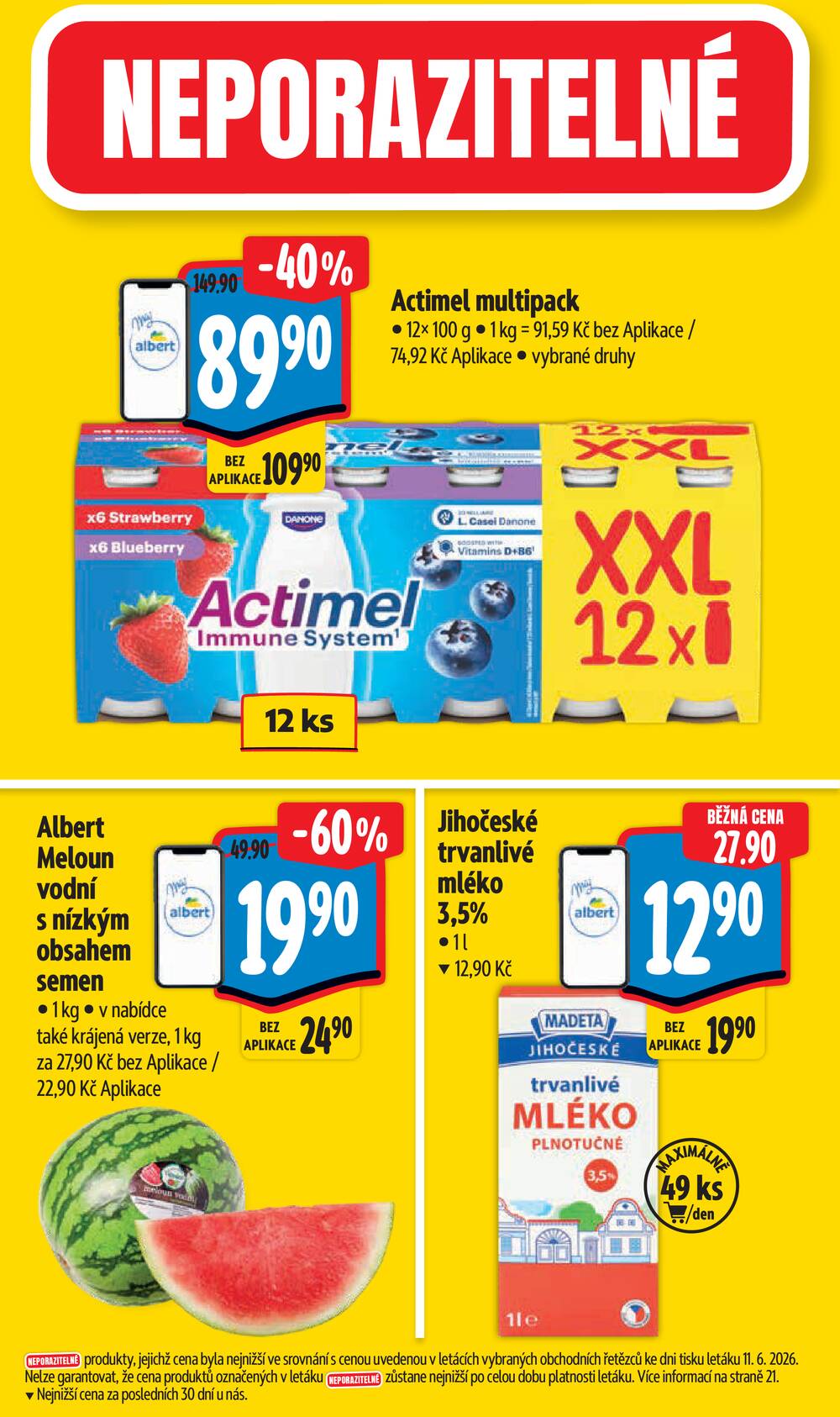 Leták Albert - Albert Supermarket Jihomoravský od 17.6. do 23.6.2026 - strana 3 Leták Albert - Albert Supermarket Jihomoravský od 17.6. do 23.6.2026 - strana 3