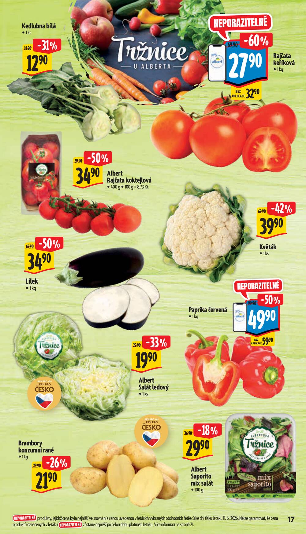 Leták Albert - Albert Supermarket Jihomoravský od 17.6. do 23.6.2026 - strana 25 Leták Albert - Albert Supermarket Jihomoravský od 17.6. do 23.6.2026 - strana 25