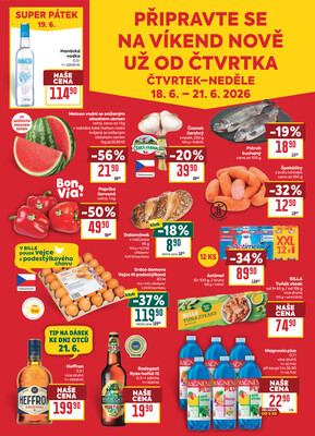 BILLA malý leták od 17.6. do 23.6.2026