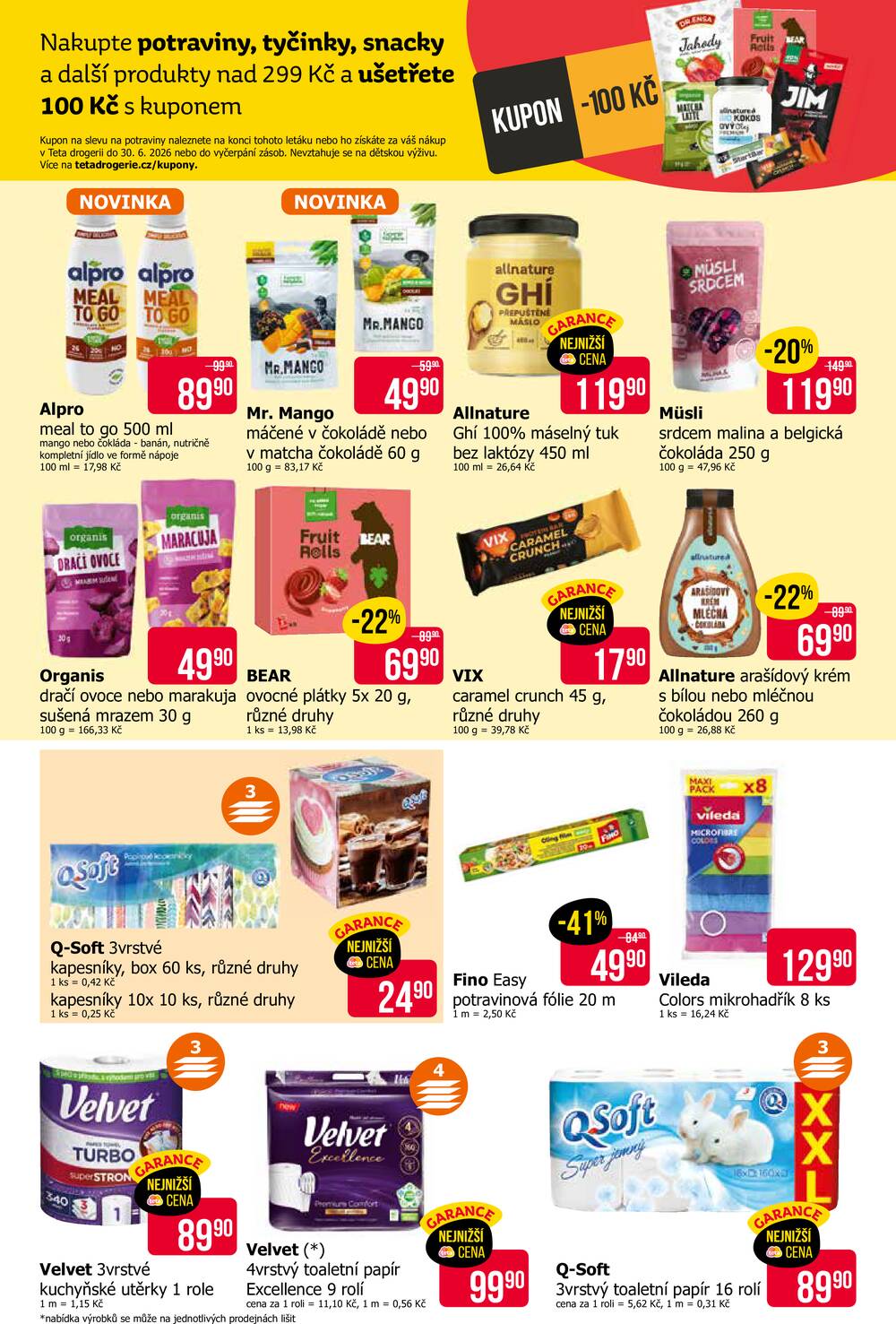 Teta drogerie  od 18.6. do 30.6.2026