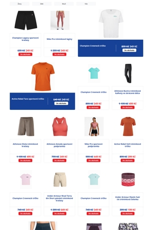leták Intersport