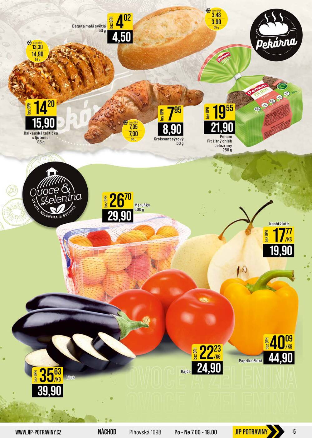 JIP Cash & Carry České Budějovice, Most, Náchod, Polička, Sušice a Svoboda nad Úpou od 17.6. do 23.6.2026