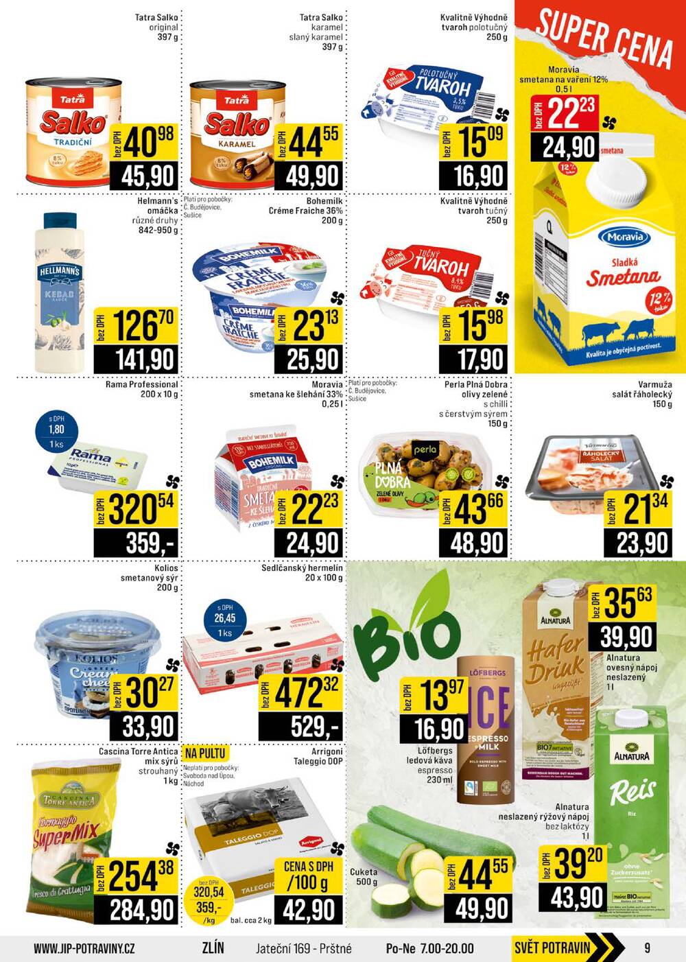 JIP Cash & Carry České Budějovice, Most, Náchod, Polička, Sušice a Svoboda nad Úpou od 17.6. do 23.6.2026