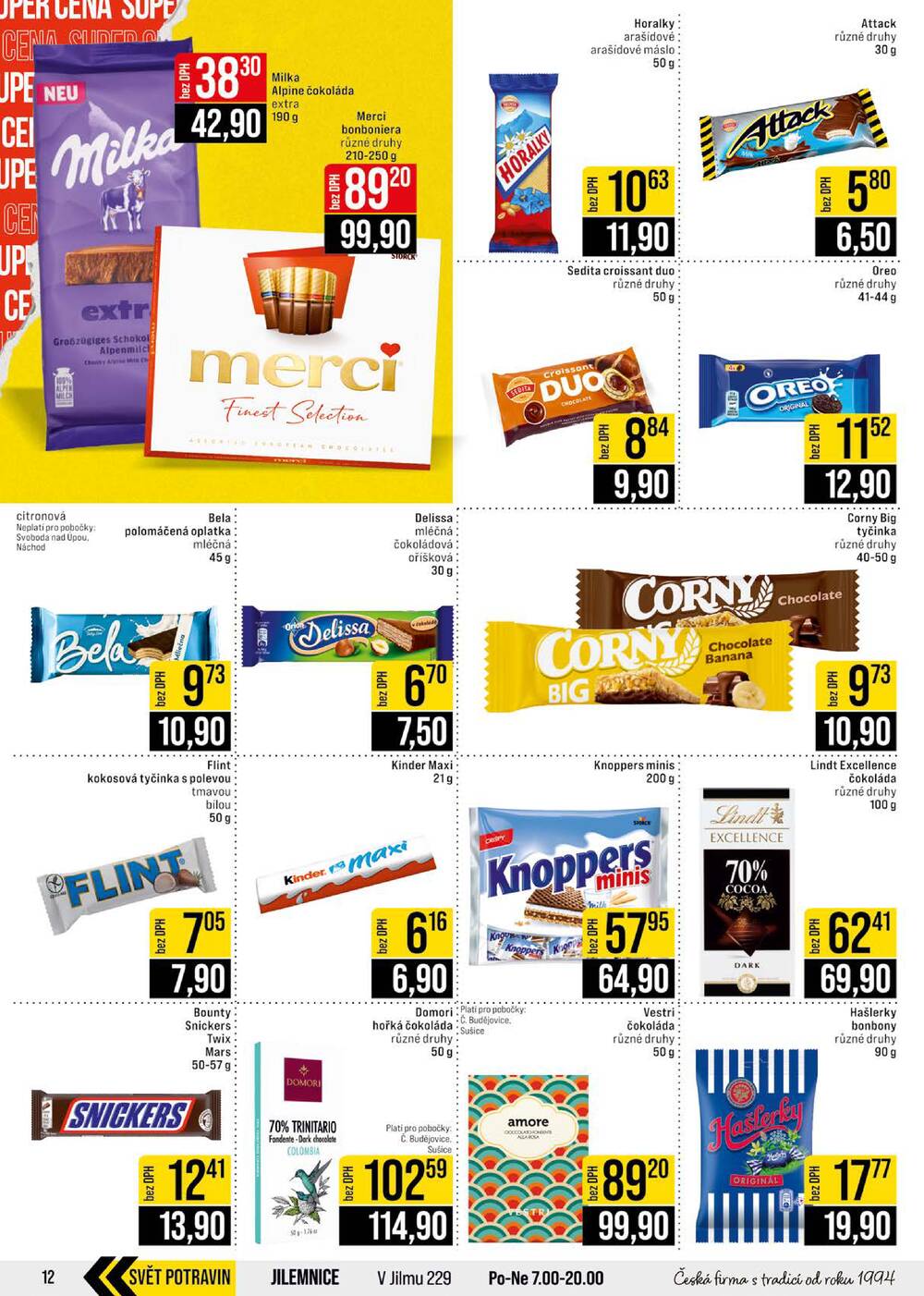 JIP Cash & Carry České Budějovice, Most, Náchod, Polička, Sušice a Svoboda nad Úpou od 17.6. do 23.6.2026