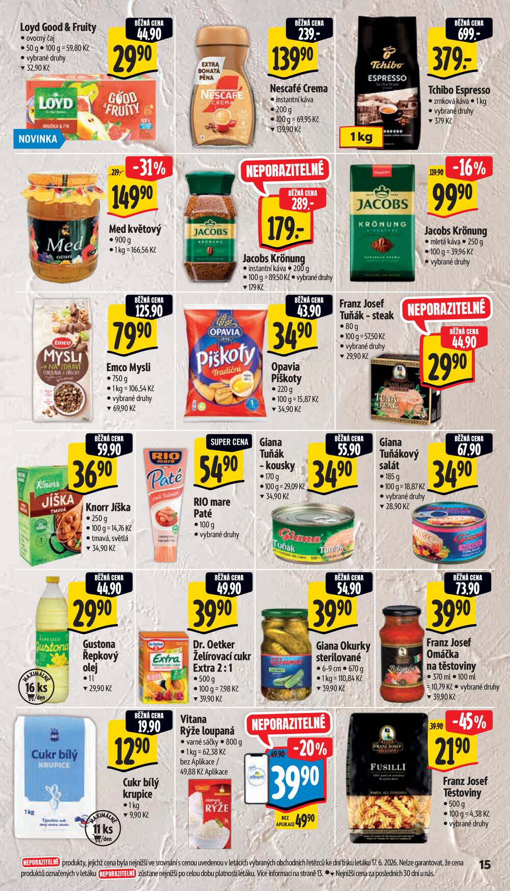 Albert Supermarket Jihomoravský od 24.6. do 30.6.2026