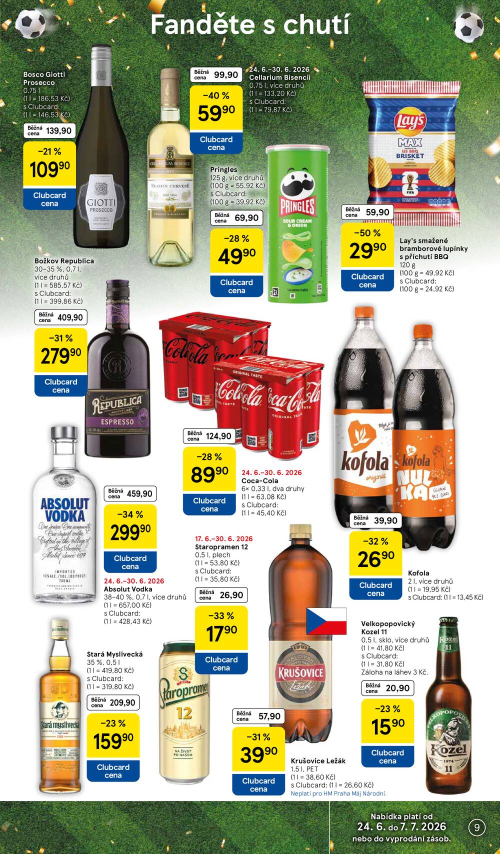 Tesco malé hypermarkety od 24.6. do 30.6.2026