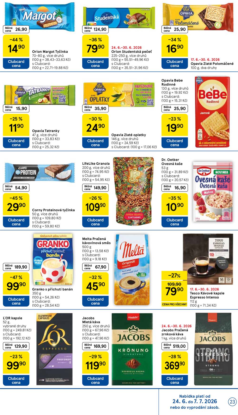 Tesco malé hypermarkety od 24.6. do 30.6.2026