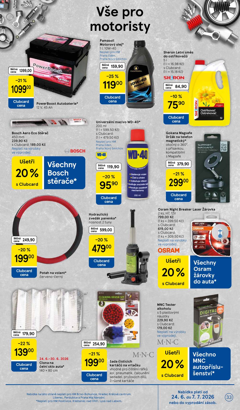 Tesco malé hypermarkety od 24.6. do 30.6.2026
