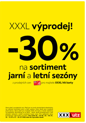 leták XXXLutz