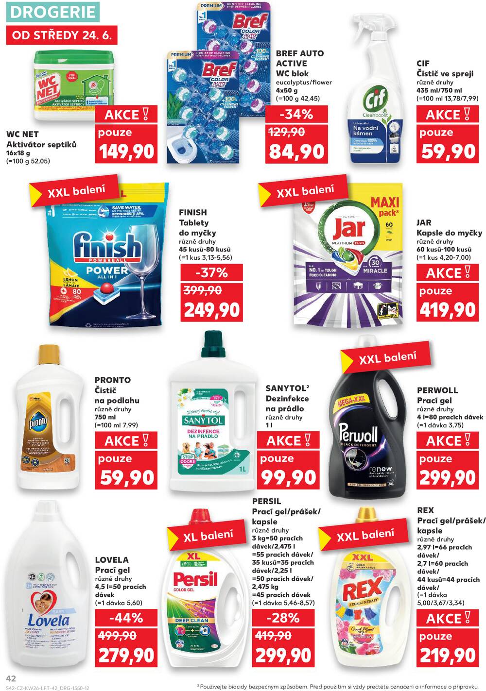 Leták Kaufland - Kaufland 24.6. - 30.6. - Kaufland - Třeboň - strana 42