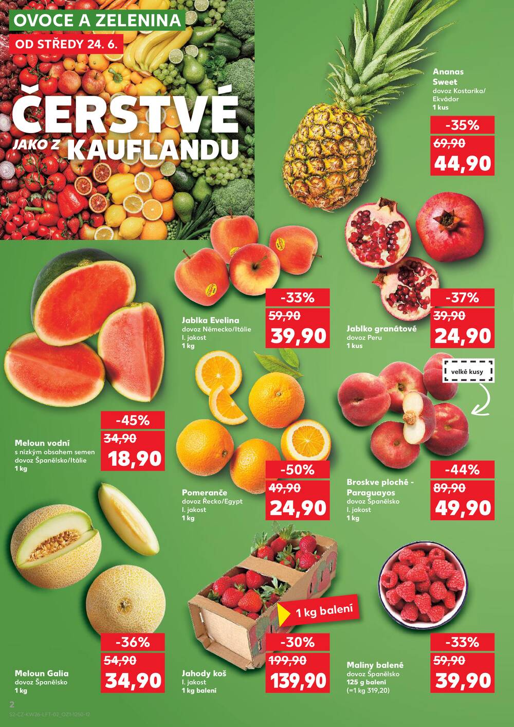 Leták Kaufland - Kaufland 24.6. - 30.6. - Kaufland - Strakonice - strana 2