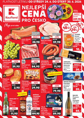 Leták Kaufland 24.6. - 30.6. - Kaufland - Kladno