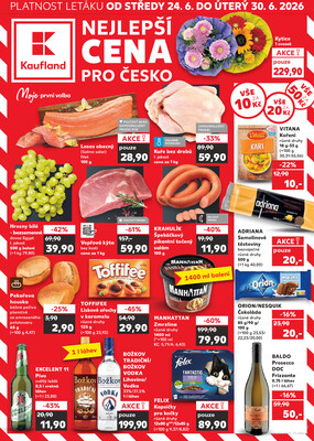 Leták Kaufland 24.6. - 30.6. - Kaufland - Kuřim