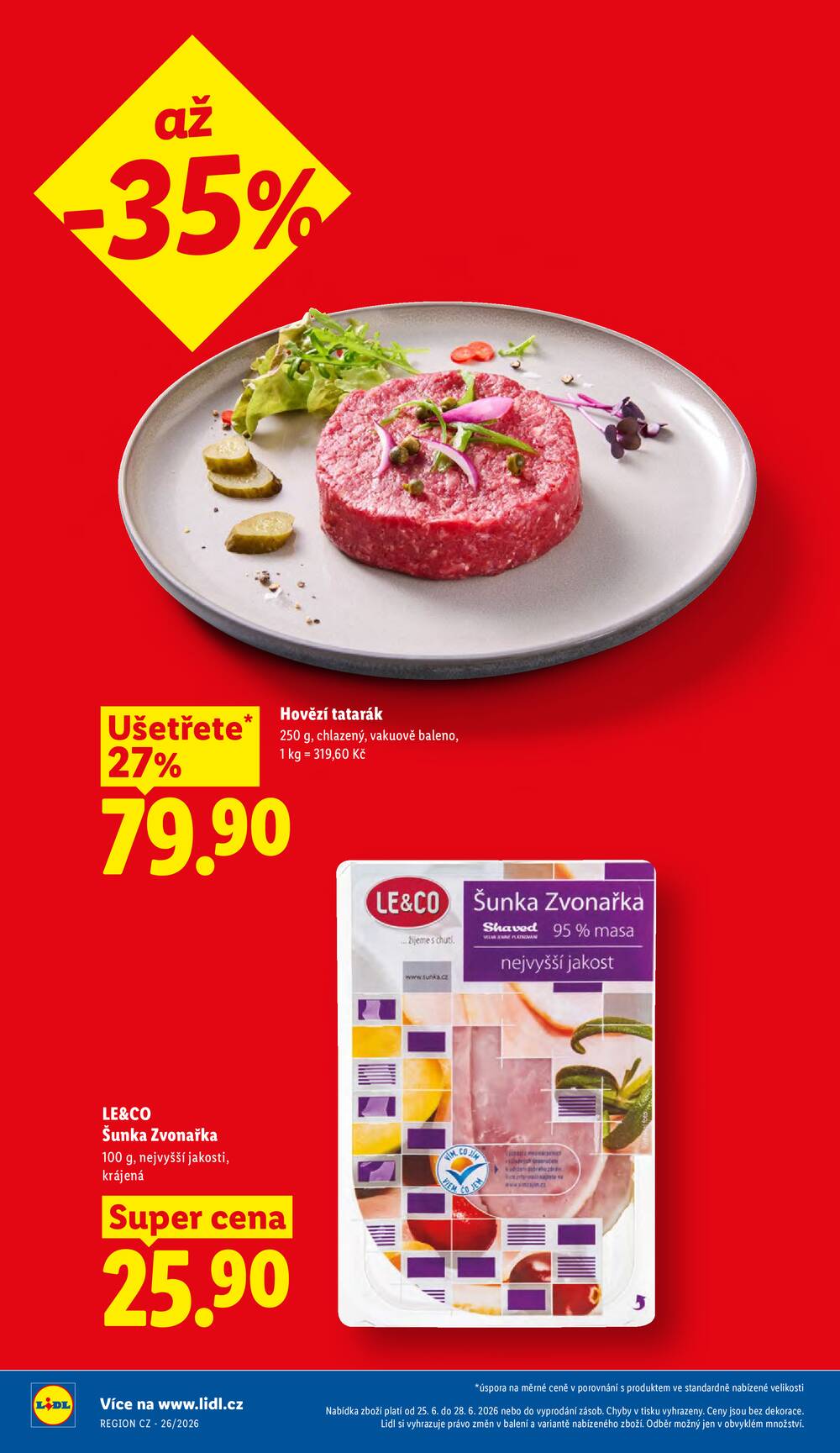 Lidl Čtvrtek od 25.6. do 28.6.2026