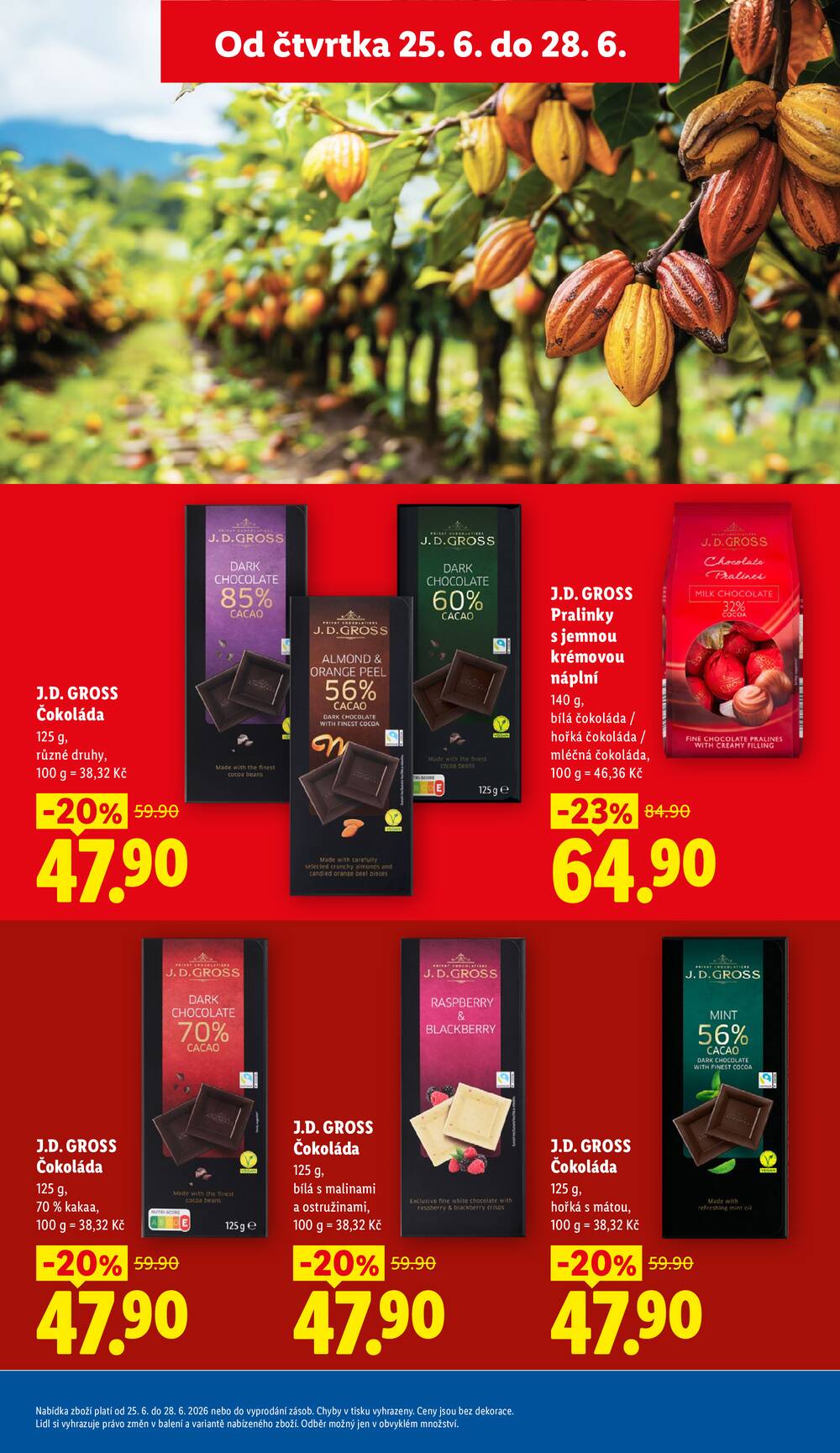 Lidl Čtvrtek od 25.6. do 28.6.2026