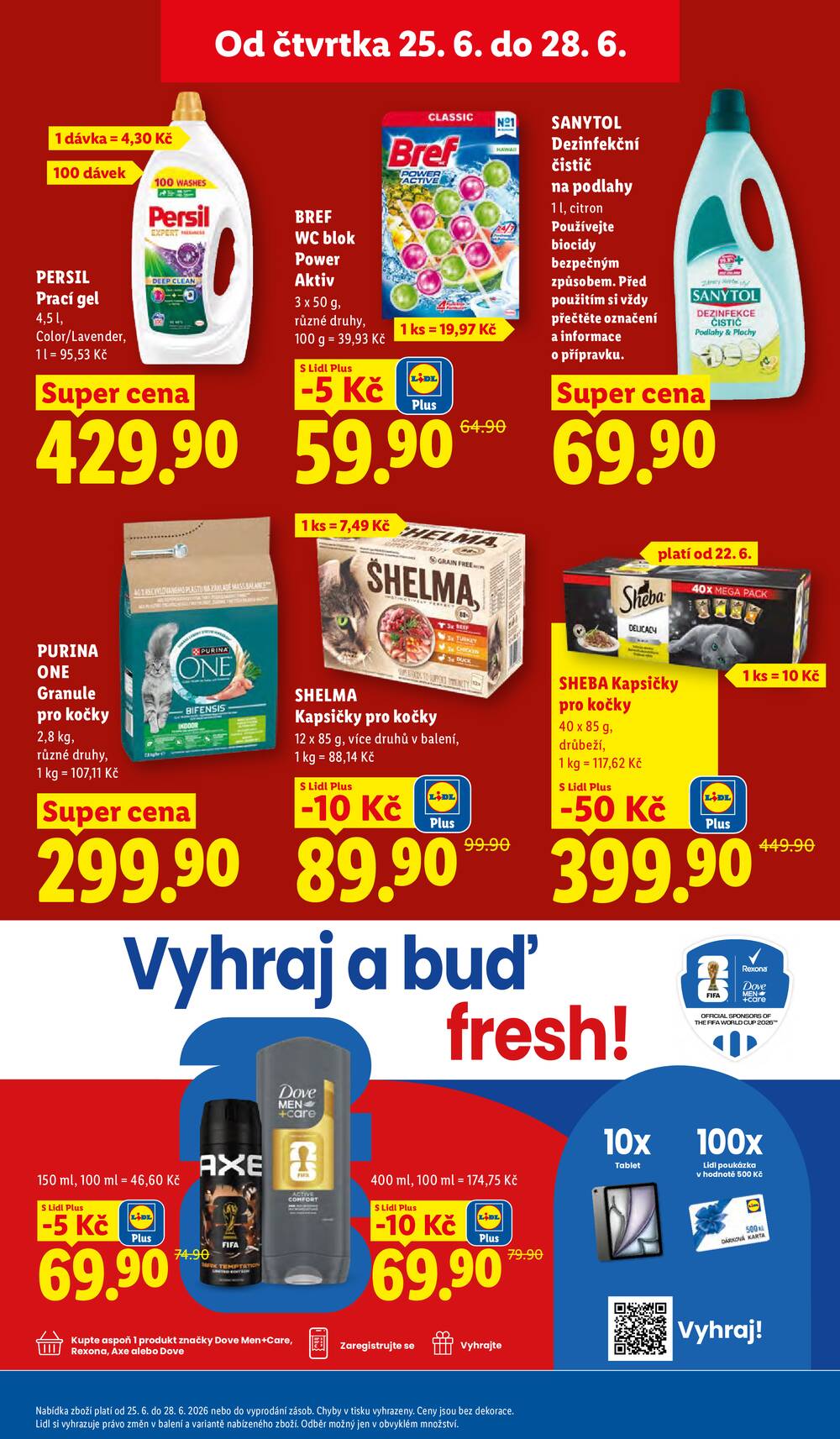 Lidl Čtvrtek od 25.6. do 28.6.2026