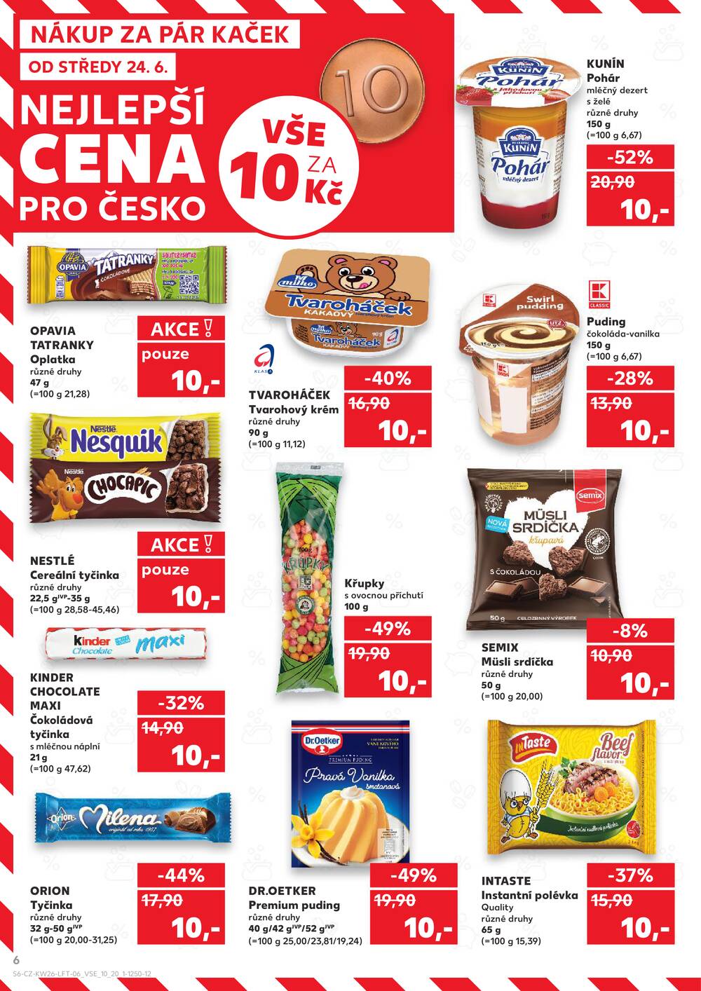 Kaufland 24.6. - 30.6. - Kaufland - Plzeň - Košutka