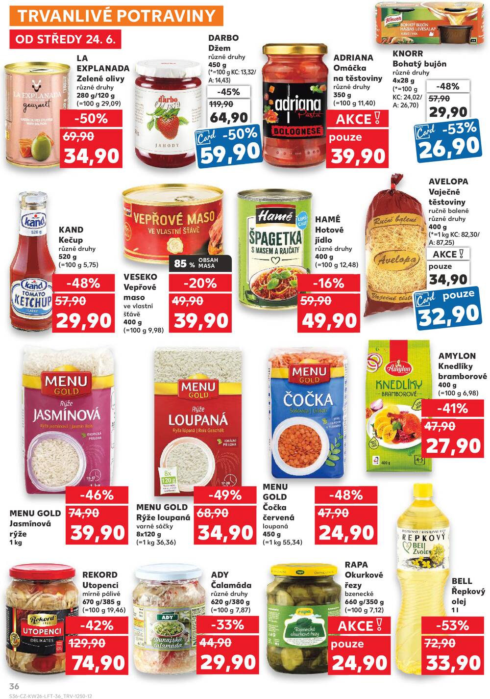 Kaufland 24.6. - 30.6. - Kaufland - Ústí nad Labem (Všebořická)