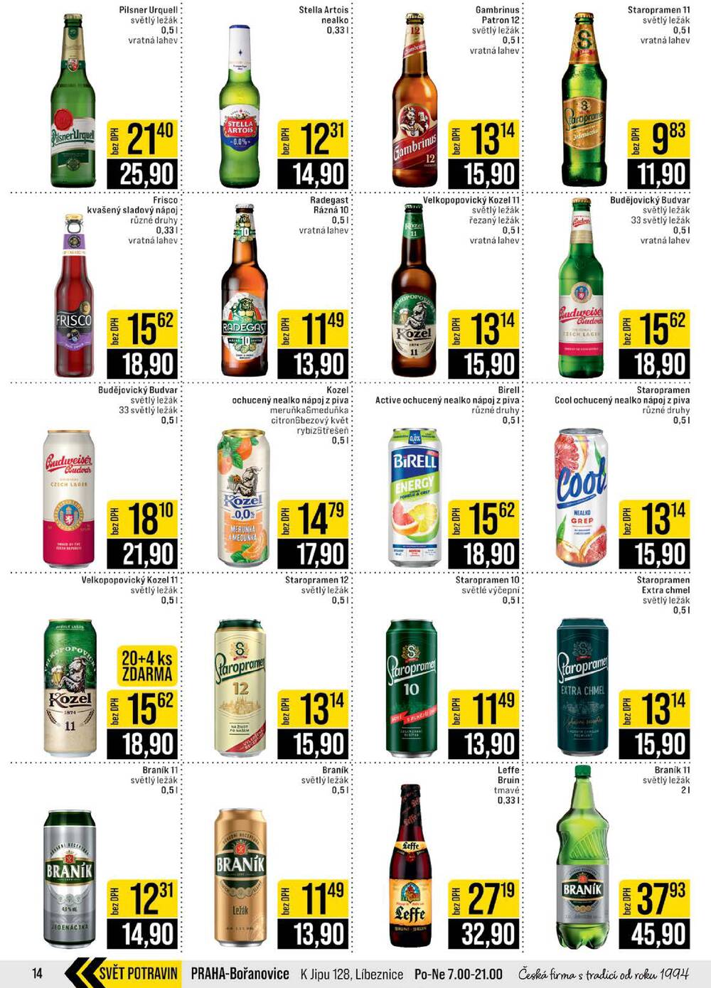 Leták JIP - JIP Cash & Carry Brno, Praha, Ostrava, Jilemnice, Pardubice, Ostrava, Karlovy Vary, Olomouc a Zlín od 24.6. do 30.6.2026 - strana 14