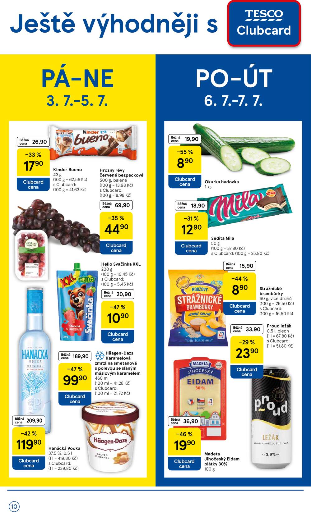 Tesco supermarkety od 1.7. do 7.7.2026