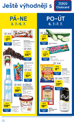 Tesco supermarkety od 1.7. do 7.7.2026