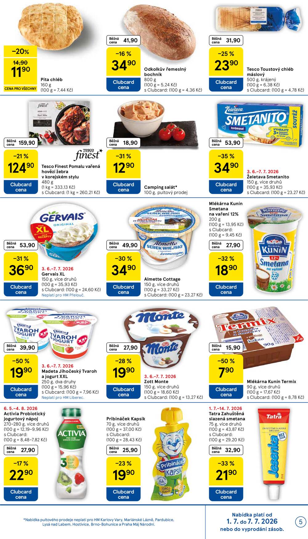 Tesco malé hypermarkety od 1.7. do 7.7.2026
