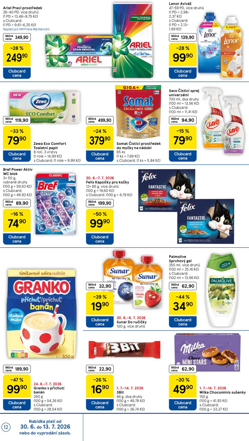 Tesco malé hypermarkety od 1.7. do 7.7.2026