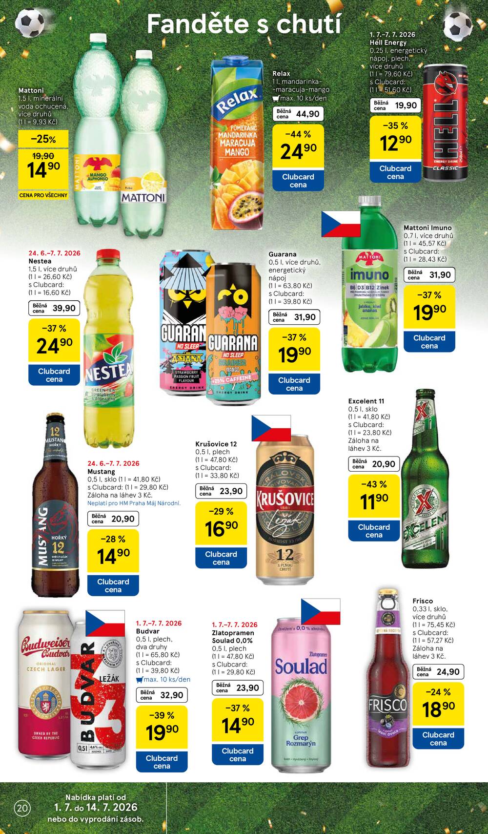 Tesco malé hypermarkety od 1.7. do 7.7.2026