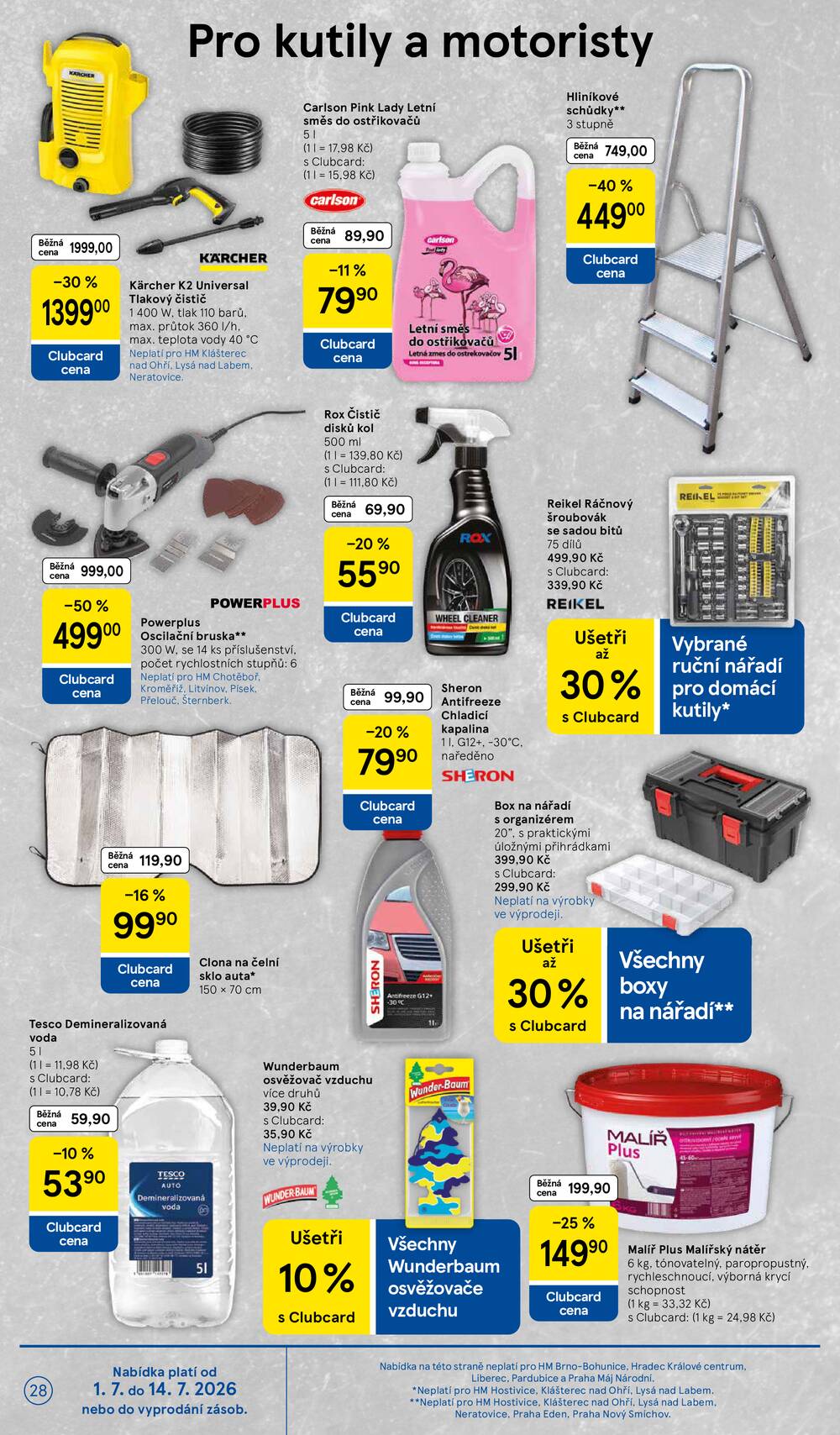 Leták Tesco - Tesco malé hypermarkety od 1.7. do 7.7.2026 - strana 28