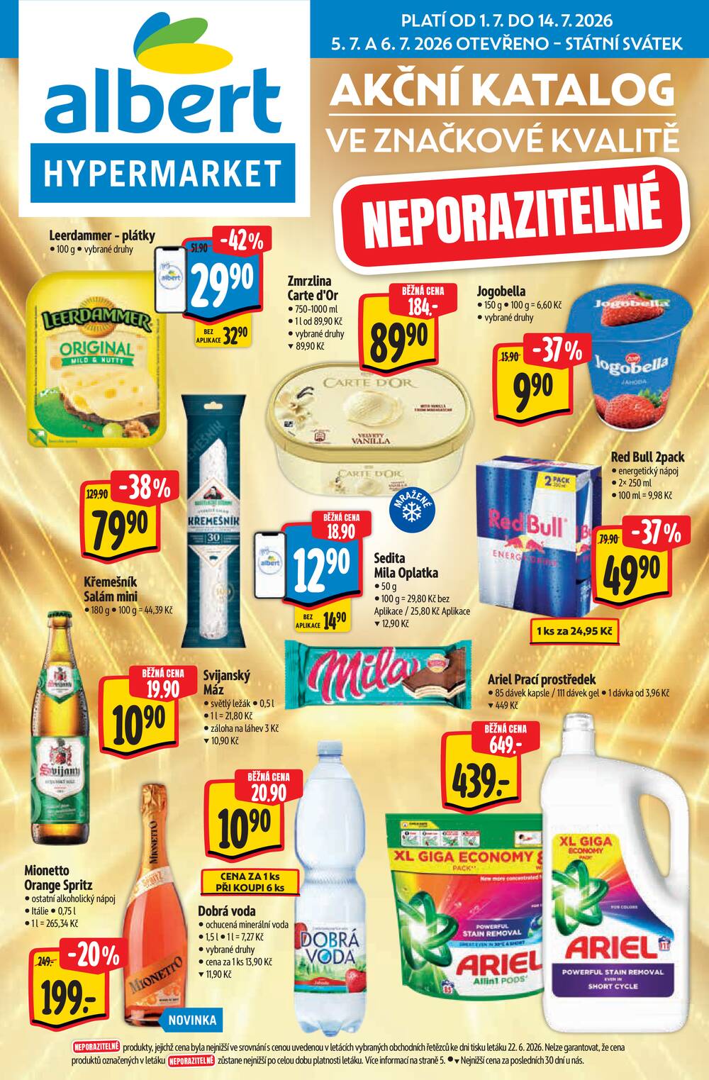 Leták Albert - Albert  Hypermarket katalog Brand od 1.7. do 7.7.2026 - strana 1