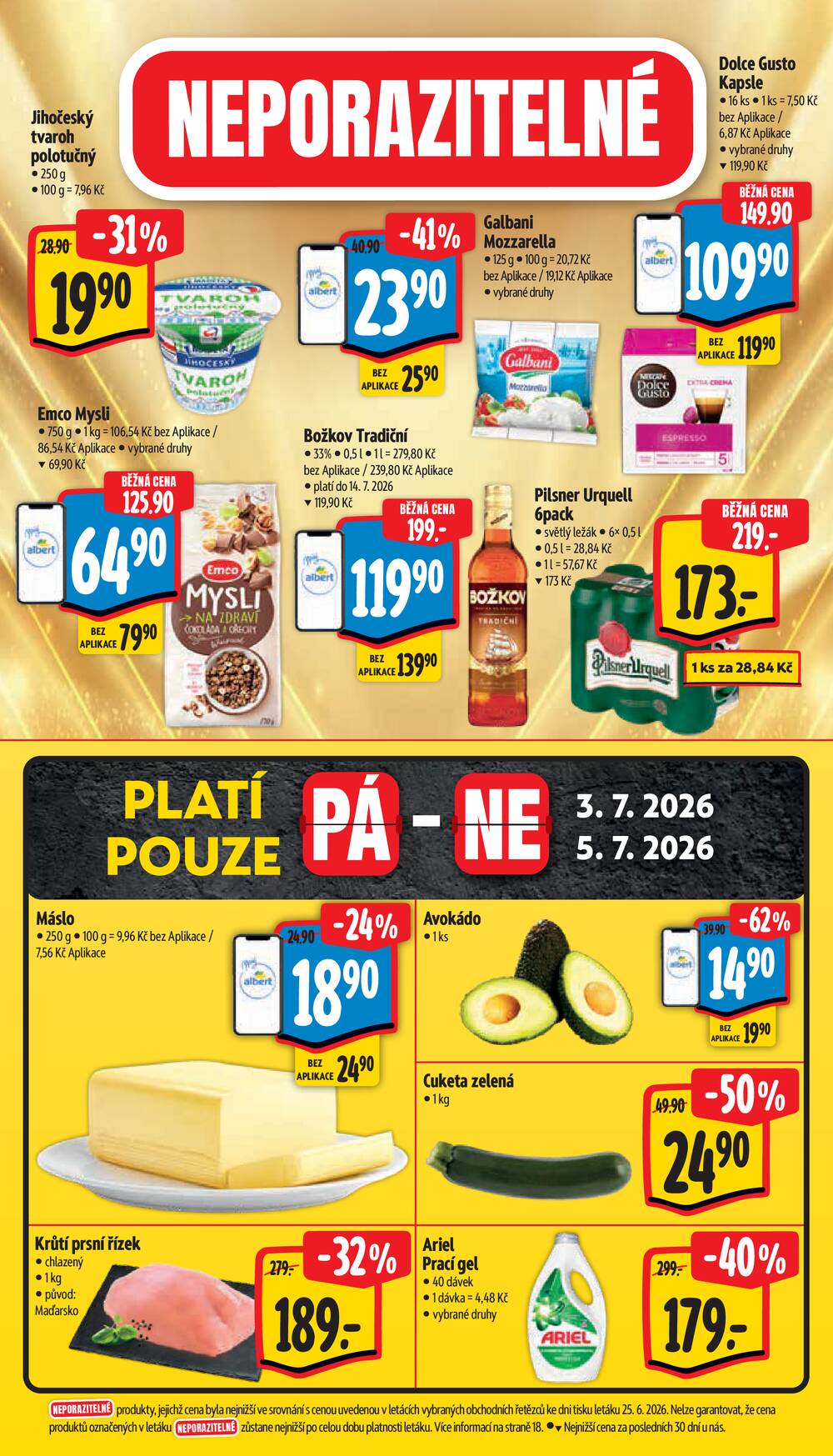Albert Supermarket Jihomoravský od 1.7. do 7.7.2026