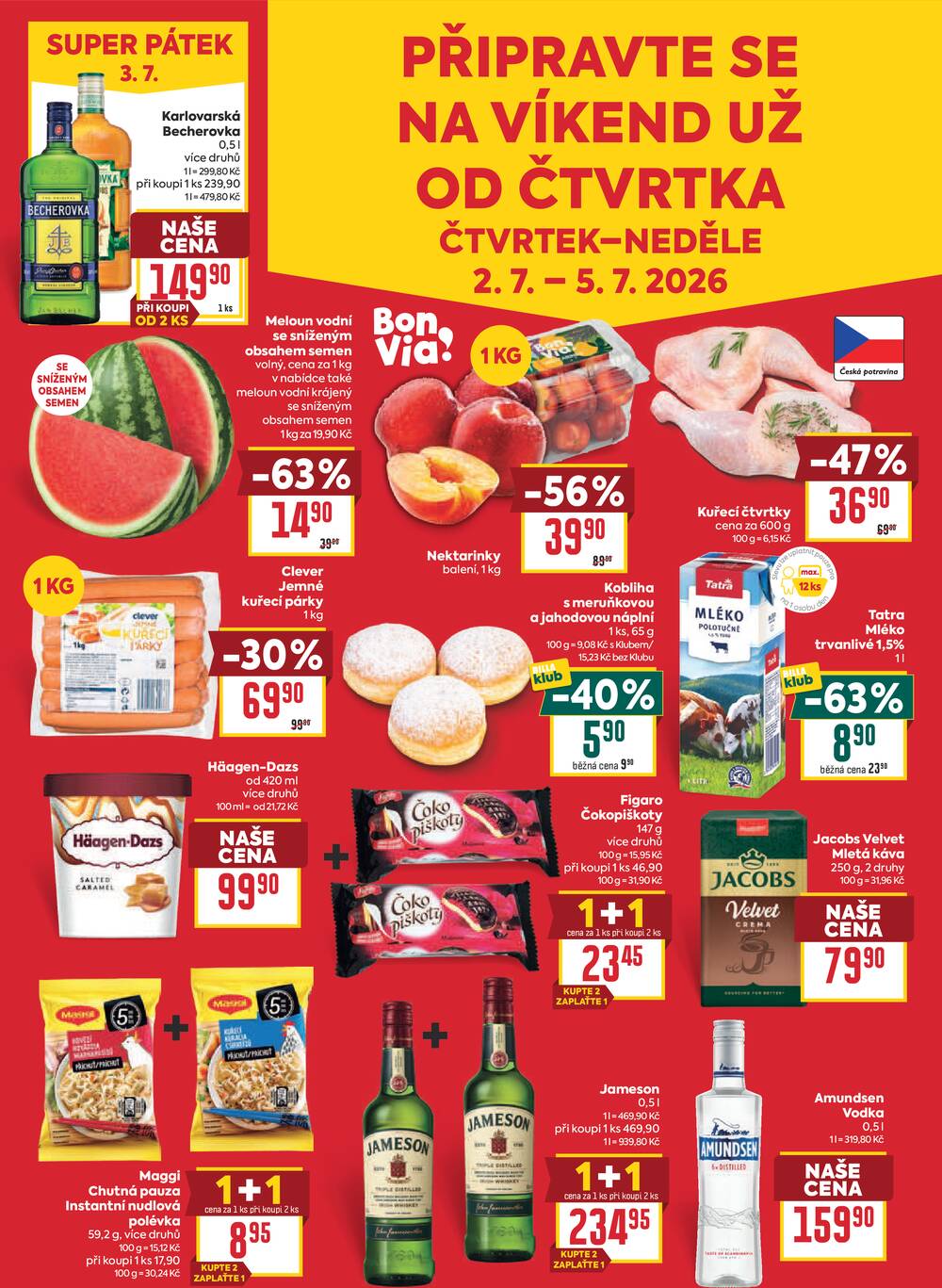 BILLA malý leták od 1.7. do 7.7.2026