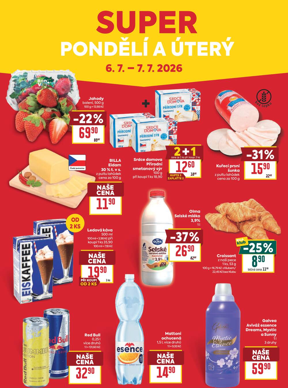 BILLA malý leták od 1.7. do 7.7.2026