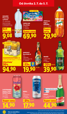 Lidl Čtvrtek od 2.7. do 5.7.2026