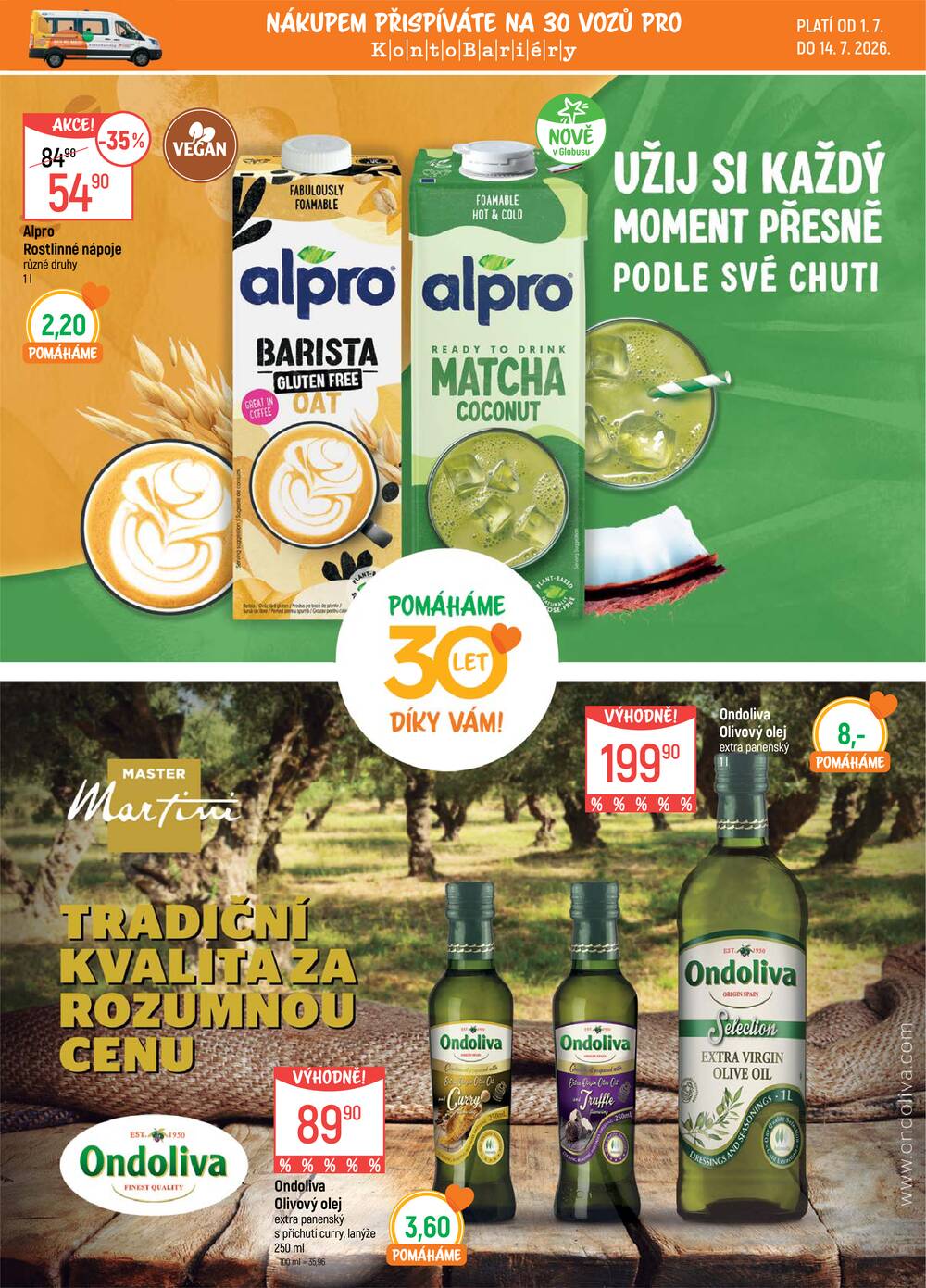 Akční leták Globus 1.7. - 14.7.2026 - Globus Praha - Čakovice