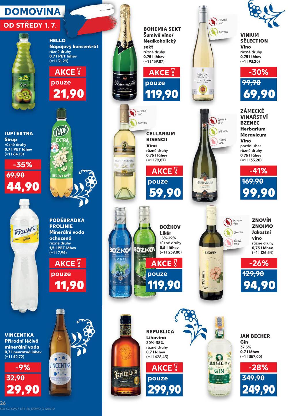 Leták Kaufland - Kaufland 1.7. - 7.7. - Kaufland - Děčín - strana 26 Leták Kaufland - Kaufland 1.7. - 7.7. - Kaufland - Děčín - strana 26