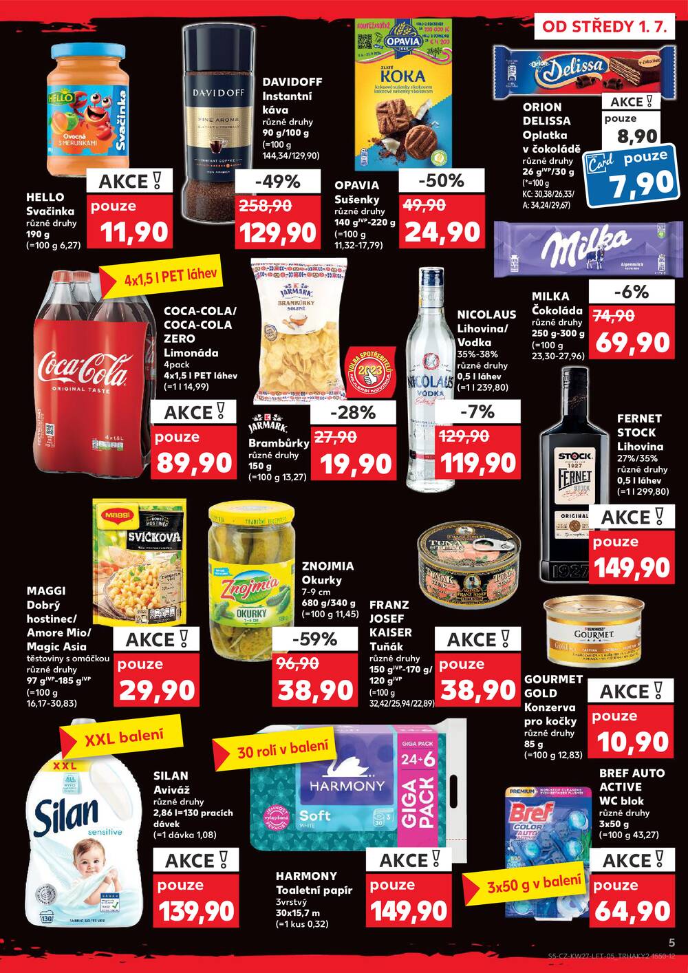 Leták Kaufland - Kaufland 1.7. - 7.7. - Kaufland - Trutnov - strana 5 Leták Kaufland - Kaufland 1.7. - 7.7. - Kaufland - Trutnov - strana 5