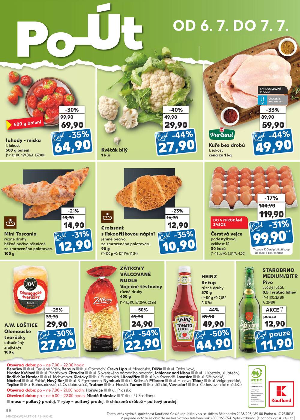 Leták Kaufland - Kaufland 1.7. - 7.7. - Kaufland - Klatovy - strana 48 Leták Kaufland - Kaufland 1.7. - 7.7. - Kaufland - Klatovy - strana 48