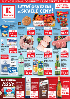 Leták Kaufland 1.7. - 7.7. - Kaufland - Otrokovice