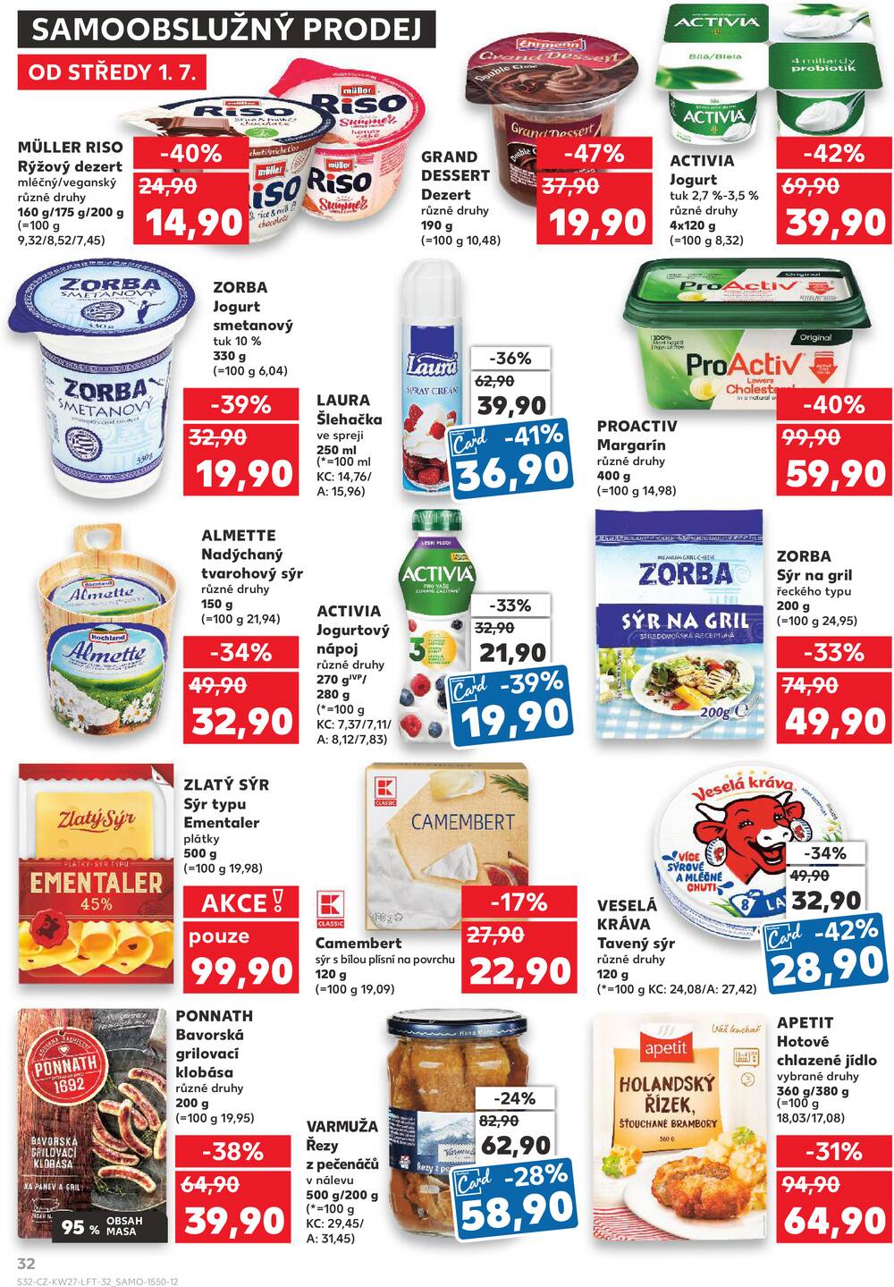 Kaufland 1.7. - 7.7. - Kaufland - Zlín - Vršava