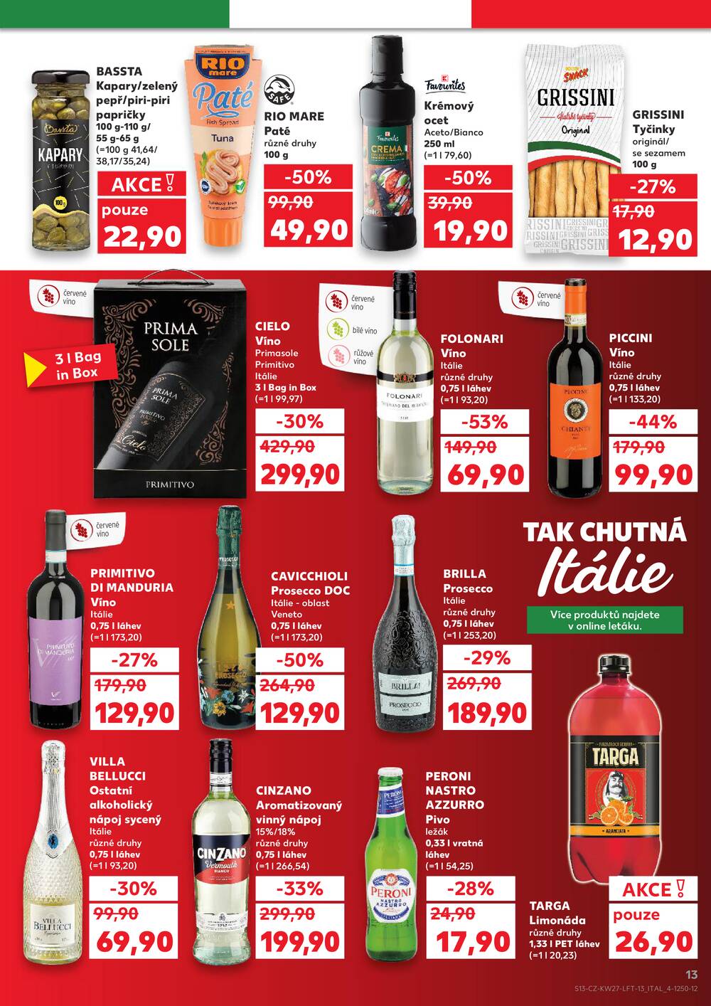Leták Kaufland - Kaufland 1.7. - 7.7. - Kaufland - Kadaň - strana 13 Leták Kaufland - Kaufland 1.7. - 7.7. - Kaufland - Kadaň - strana 13