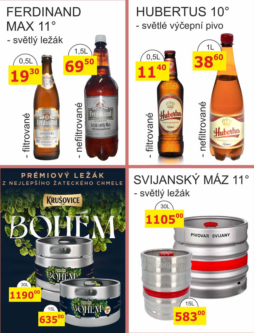 BENE Nápoje od 1.7. do 31.7.2026
