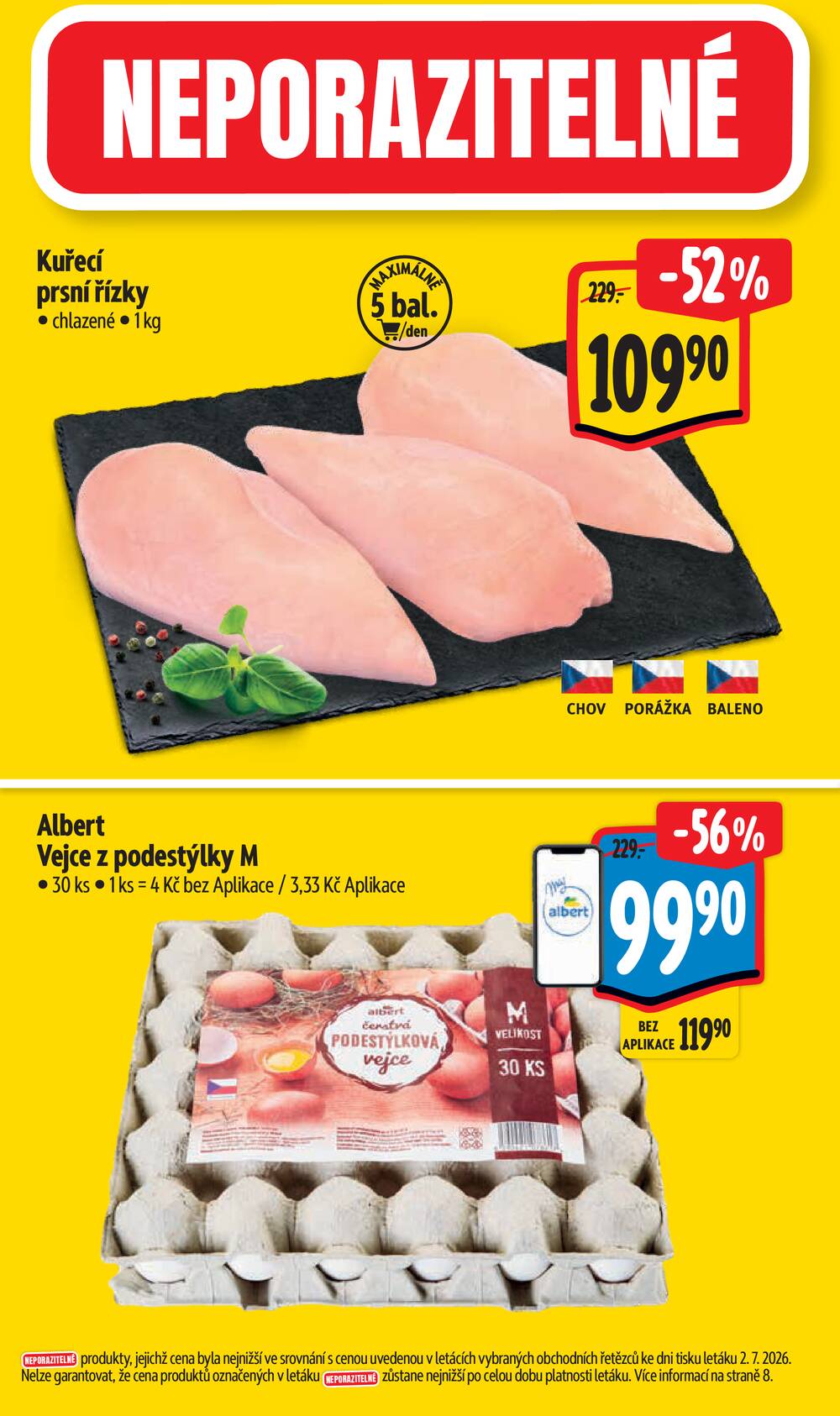 Leták Albert - Albert Supermarket Jihomoravský od 8.7. do 14.7.2026 - strana 2 Leták Albert - Albert Supermarket Jihomoravský od 8.7. do 14.7.2026 - strana 2