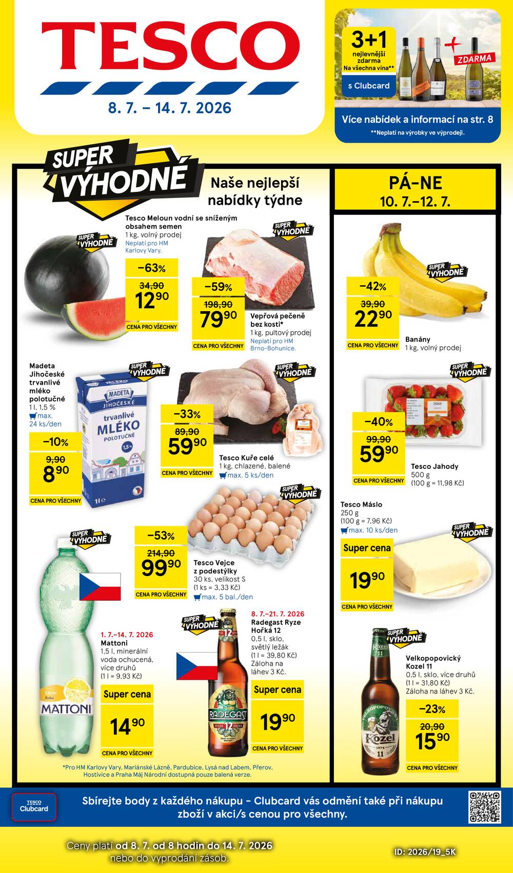 Tesco malé hypermarkety od 8.7. do 14.7.2026