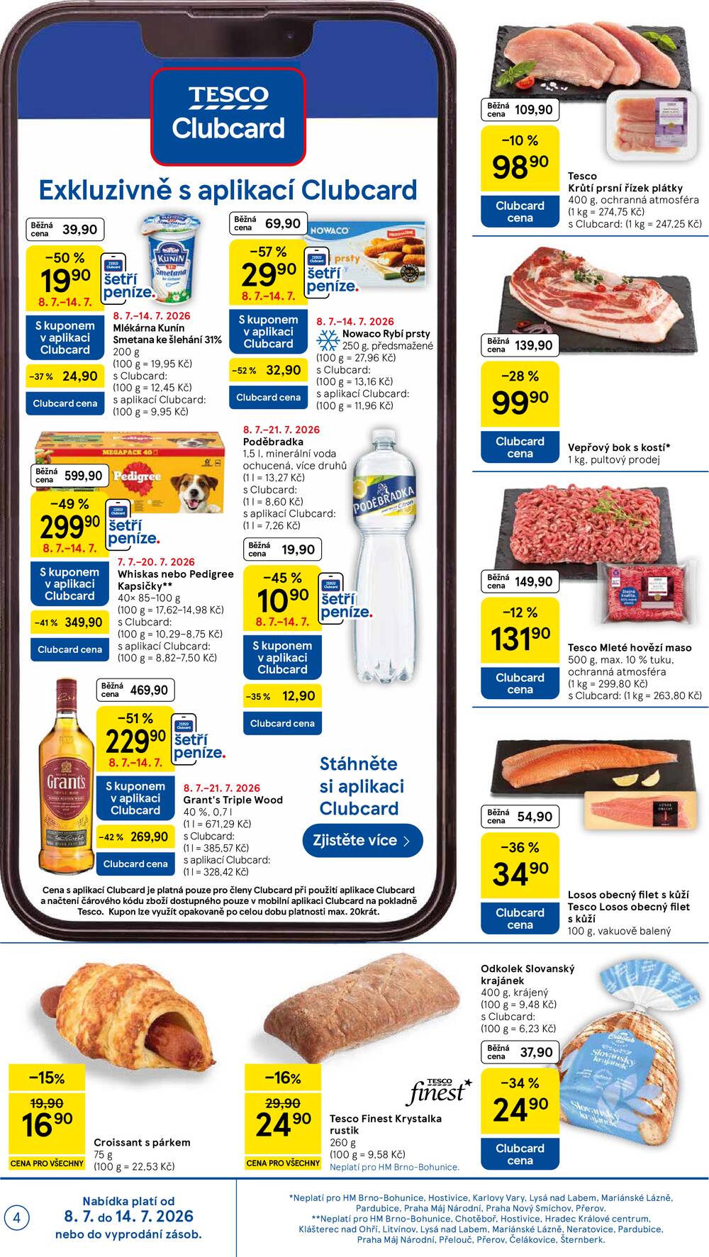 Tesco malé hypermarkety od 8.7. do 14.7.2026