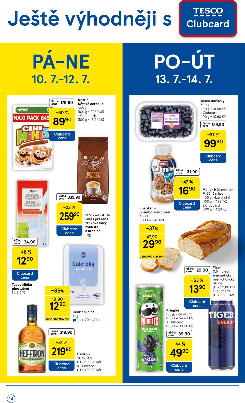 Tesco malé hypermarkety od 8.7. do 14.7.2026
