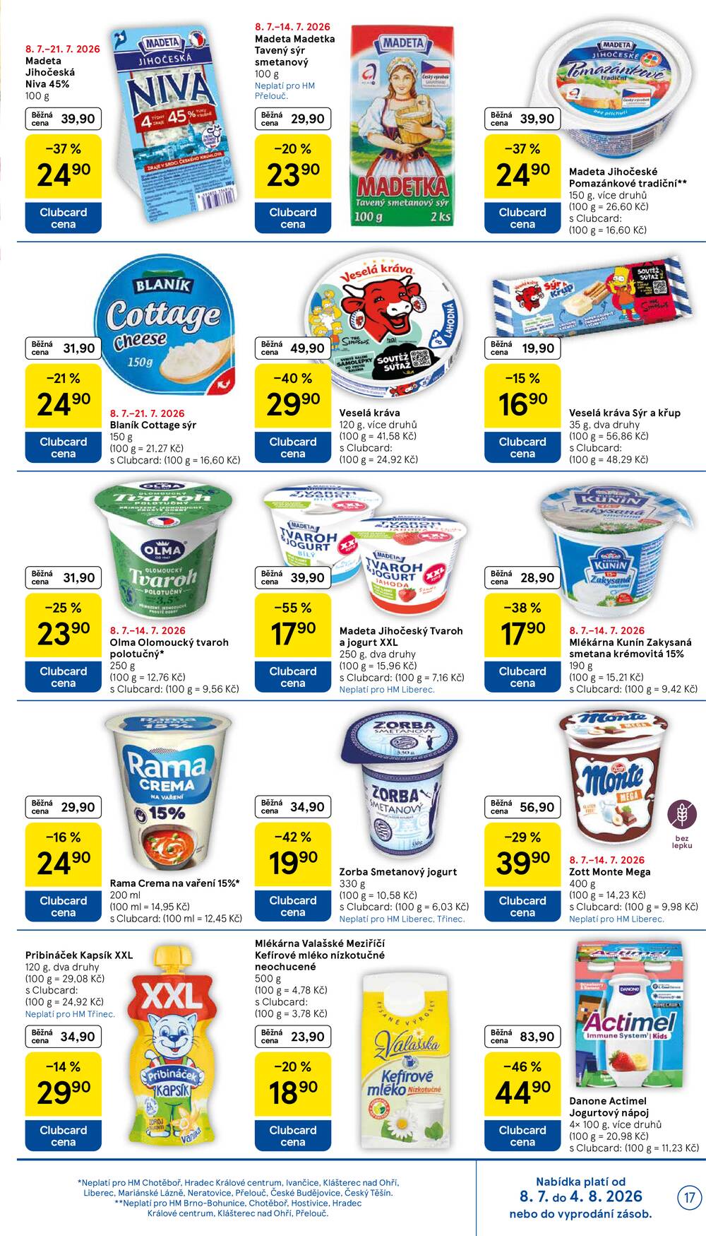 Leták Tesco - Tesco malé hypermarkety od 8.7. do 14.7.2026 - strana 17 Leták Tesco - Tesco malé hypermarkety od 8.7. do 14.7.2026 - strana 17
