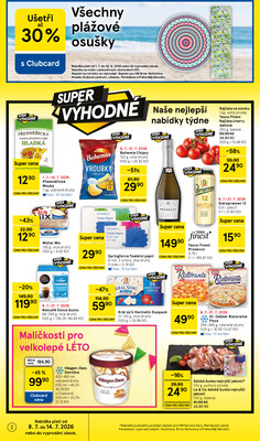 Tesco malé hypermarkety od 8.7. do 14.7.2026