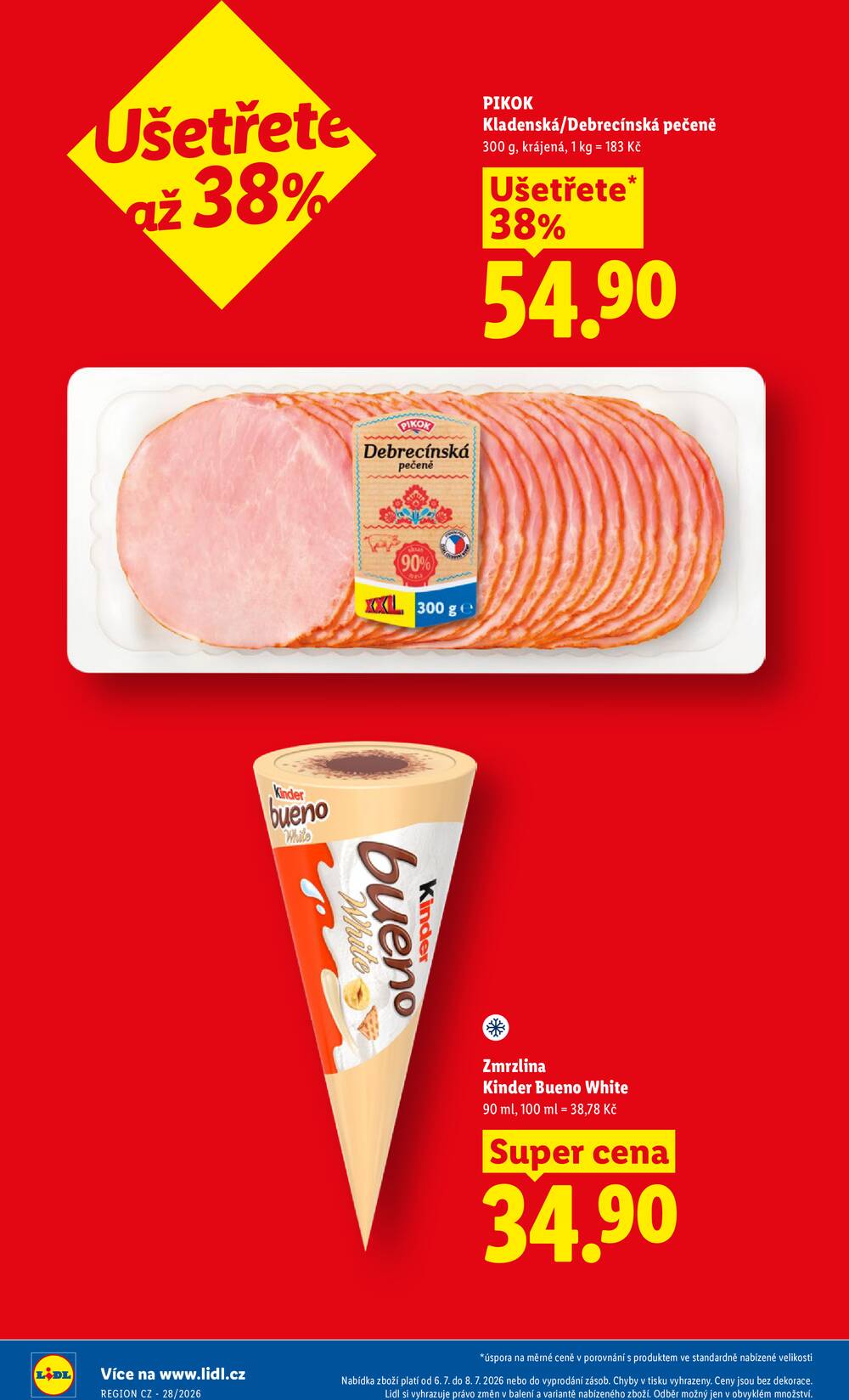 Lidl Čtvrtek od 9.7. do 12.7.2026