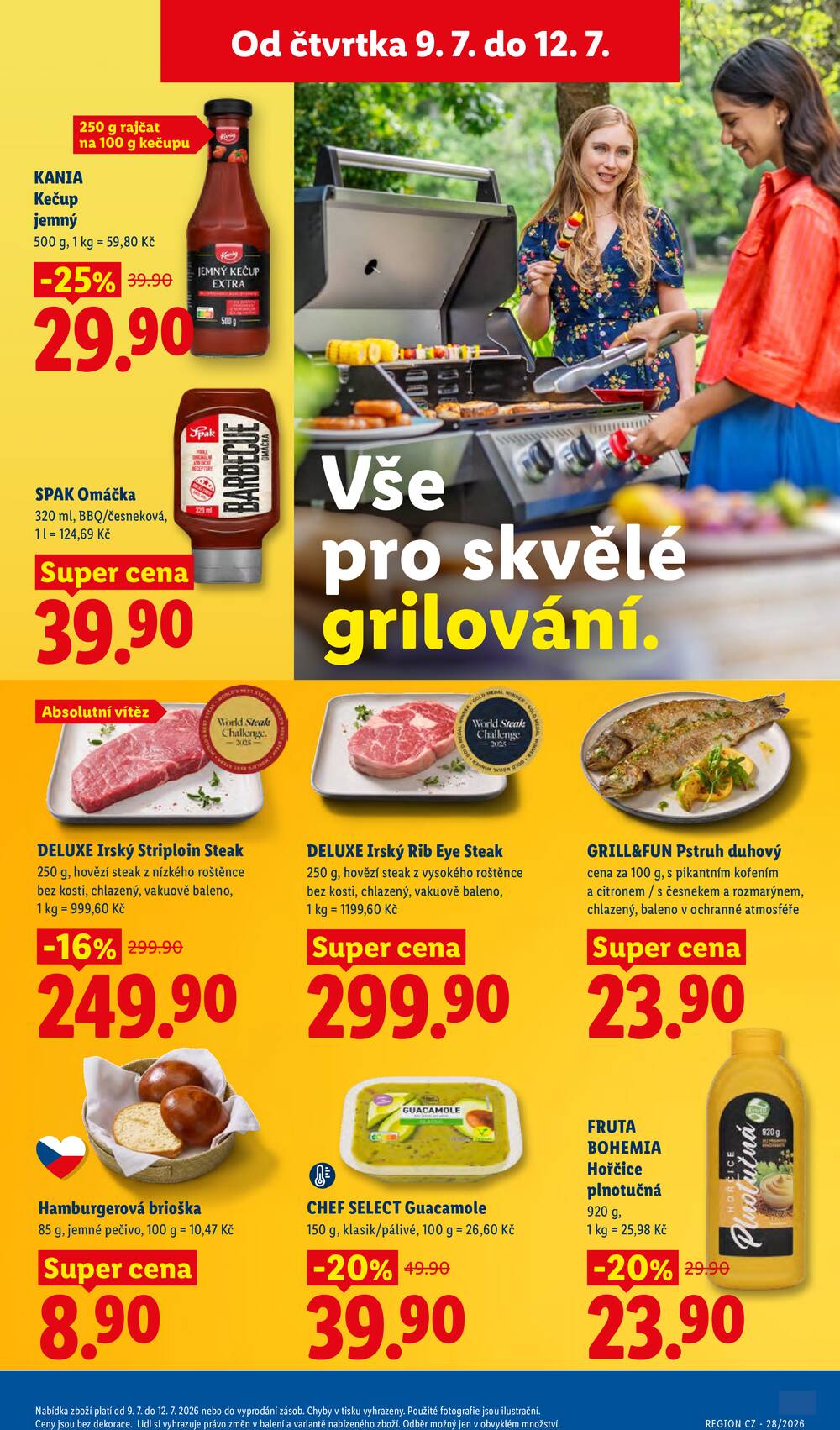 Lidl Čtvrtek od 9.7. do 12.7.2026